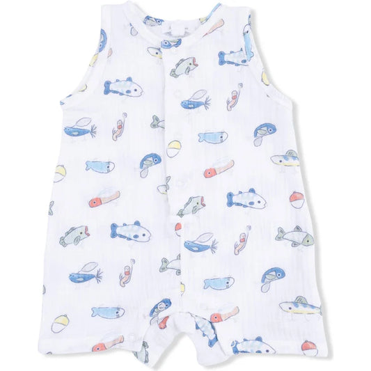 Angel Dear Fishing Lure Shortie Romper
