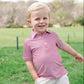 LILA & HAYES WILL BOYS' PERFORMANCE POLO BY LH SPORT RED STRIPES