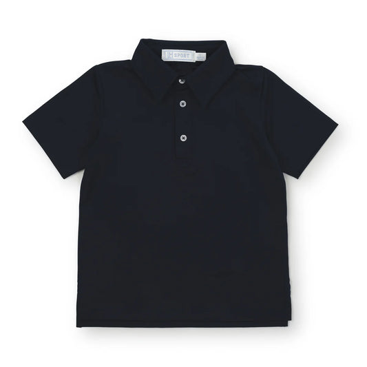 LILA & HAYES WILL BOYS' PERFORMANCE POLO BY LH SPORT NAVY