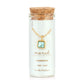 Lucky Feather Birthstone Bottle Necklace