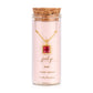 Lucky Feather Birthstone Bottle Necklace