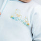 Magnolia Baby Vintage Duckie Pulltoy Footie - Light Blue