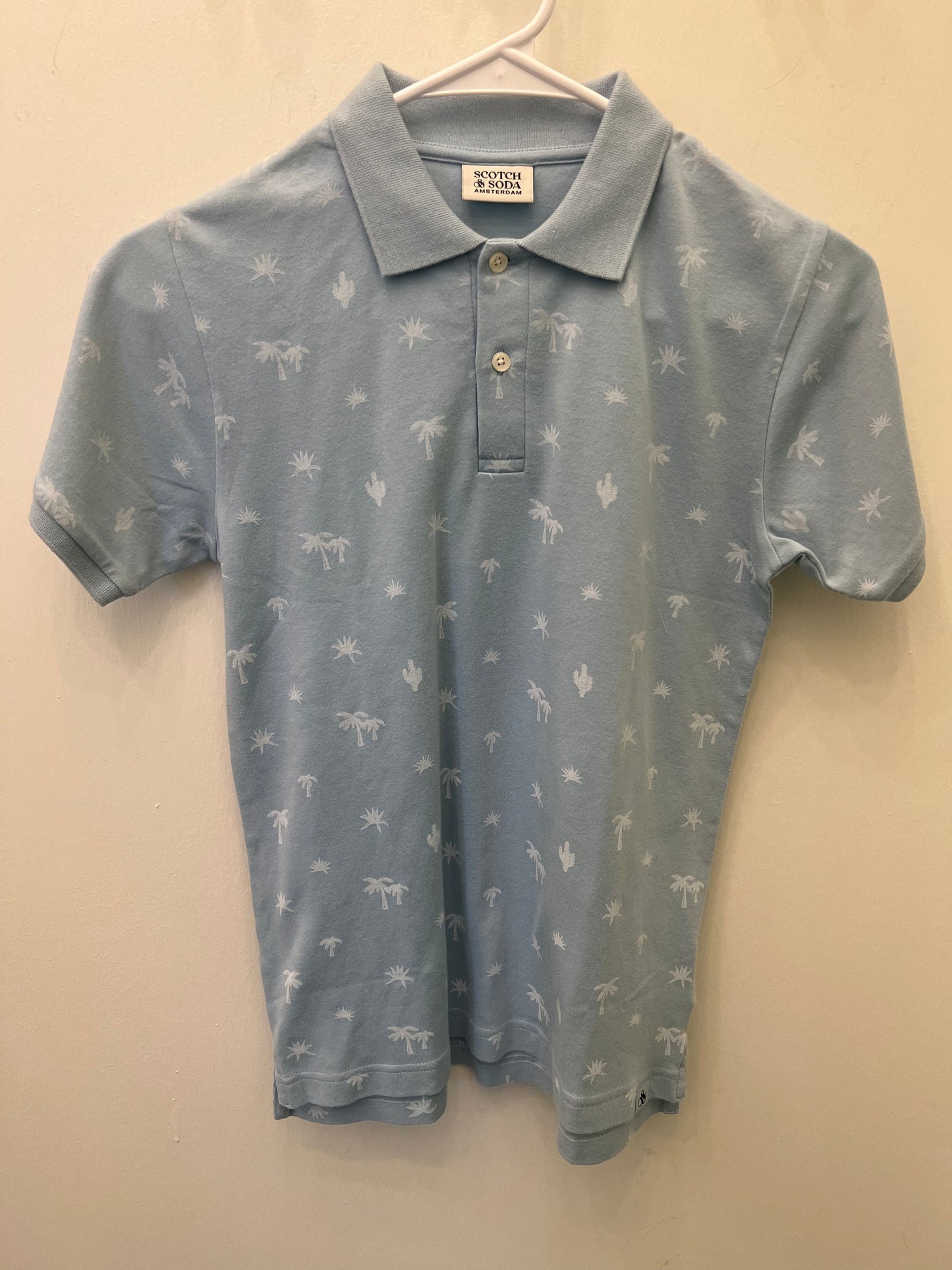 Palm Tree Print Polo