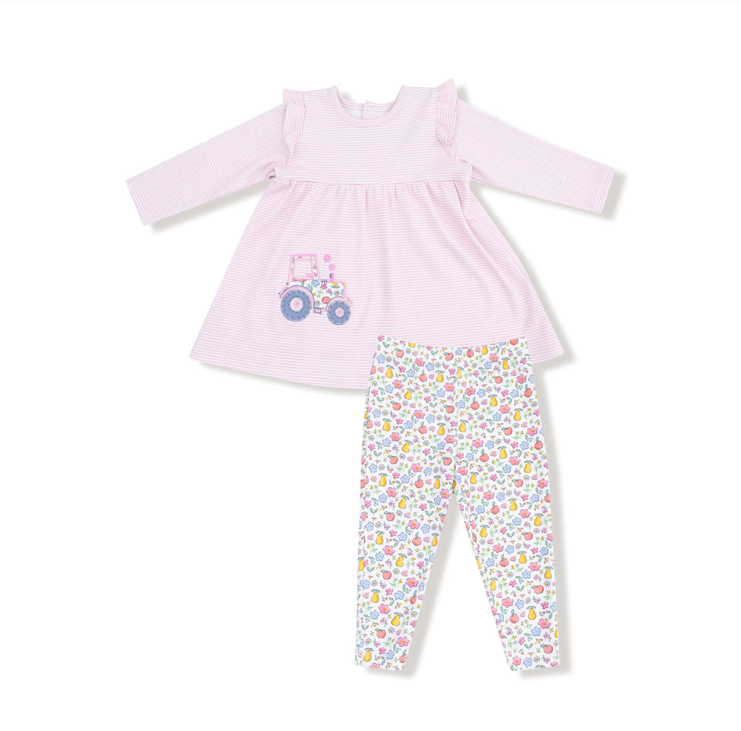 Angel Dear Fruit Floral Dress + Leggings