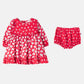Stella McCartney Bird Print Twill Dress With Bloomer