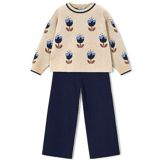 Mayoral Tulip Sweater/Pant Set