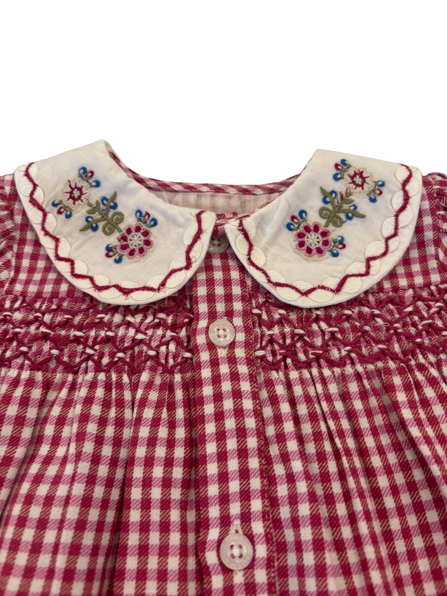 Louise Misha Embroidered Collar Dress