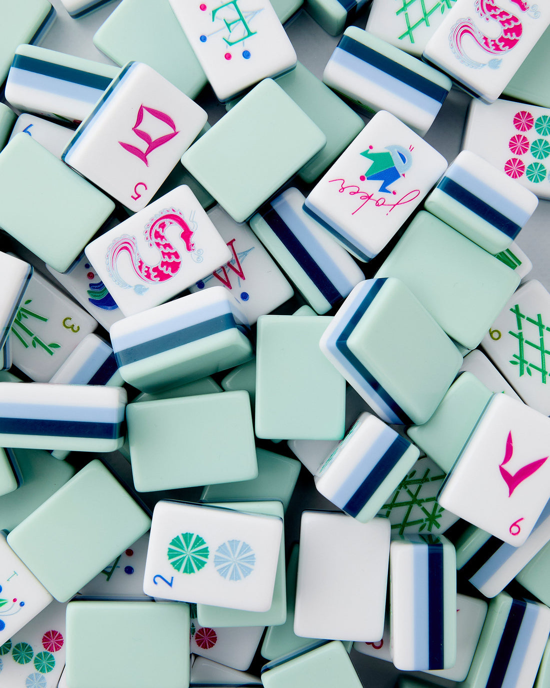 Oh My Mahjong Birdie Tiles