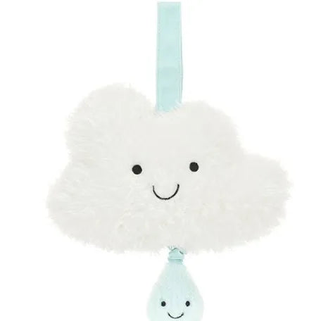Jellycat Amusable Cloud & Raindrop Plush Musical Pull Toy