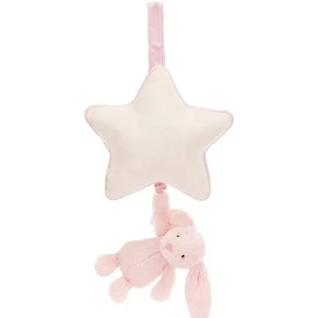 Jellycat Bashful Blush Bunny Musical Pull