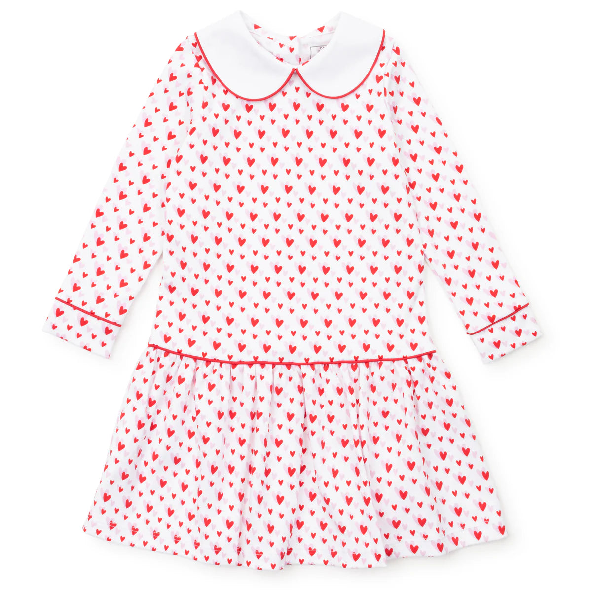 LILLIAN GIRLS' DRESS - HEART TO HEART PINK