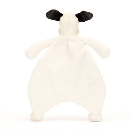 Jellycat Rufferty Black and White Puppy Comforter