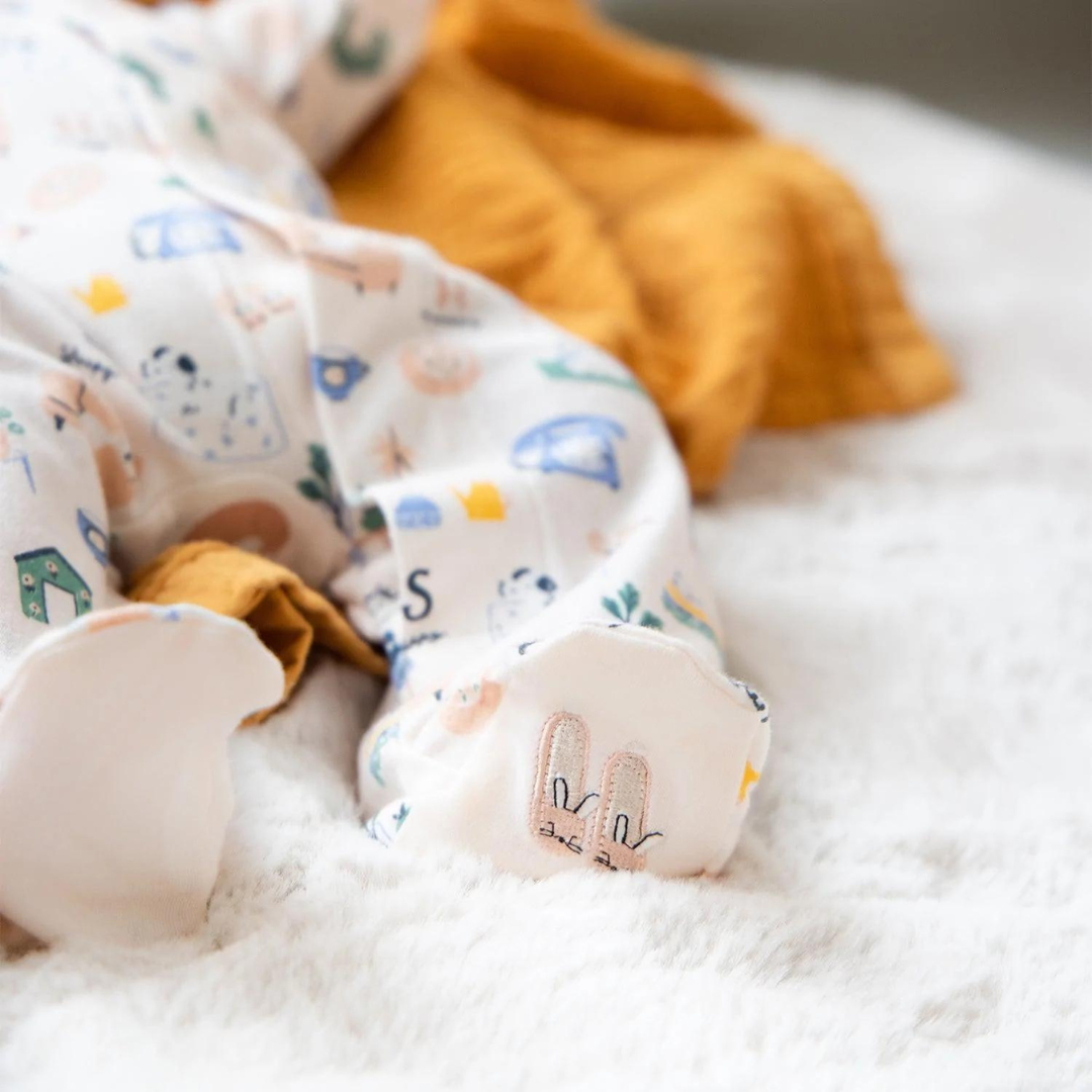 Cozy Days Organic Cotton Magnetic Footie