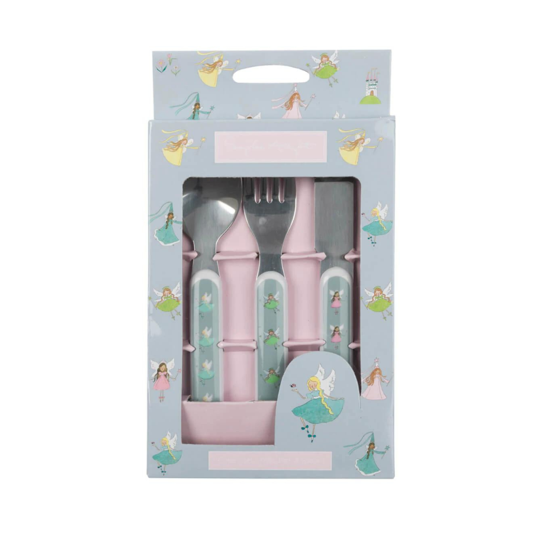Princess Fairies Children's Melamine Cutlery Set