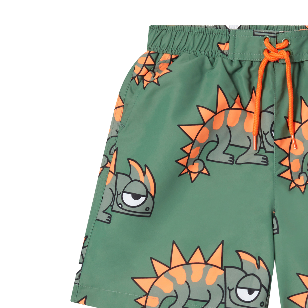Gecko Print Swim Shorts