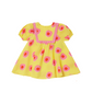 Graphic Flower Print Dress and Bloomers Set