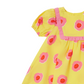 Graphic Flower Print Dress and Bloomers Set