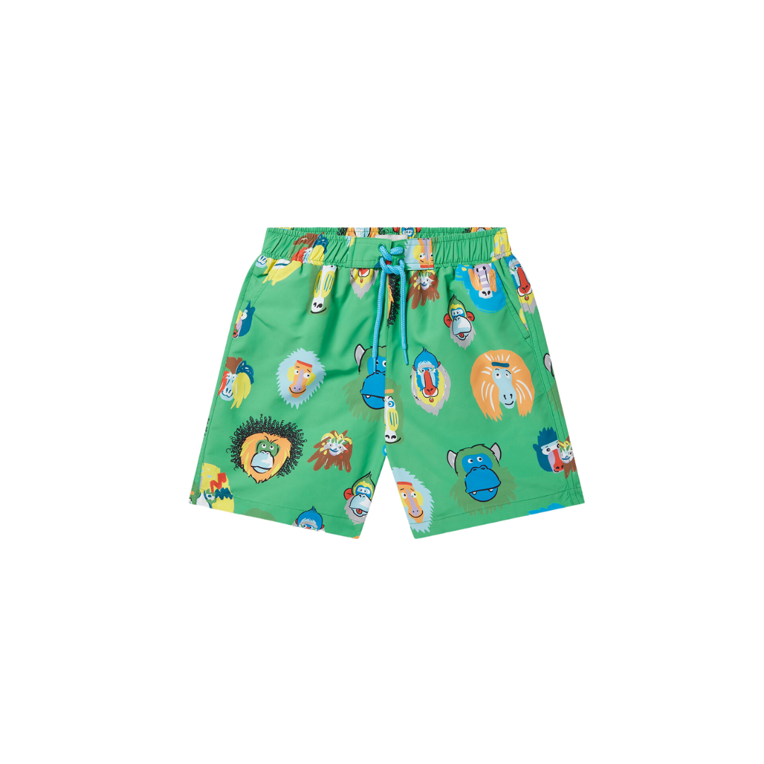Monkey Print Swim Shorts