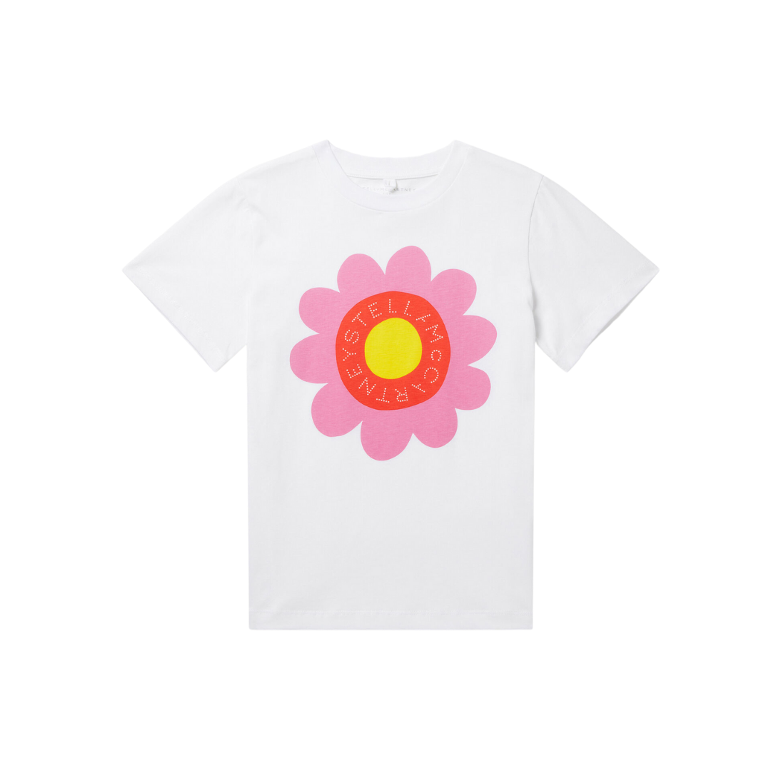 Stella Logo Graphic Flower T-Shirt