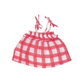 Painted Gingham Red Ruffle Top & Bloomer