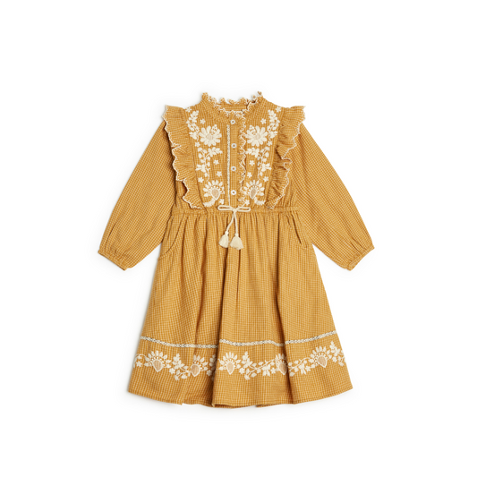 Andrana Dress in Cinnamon