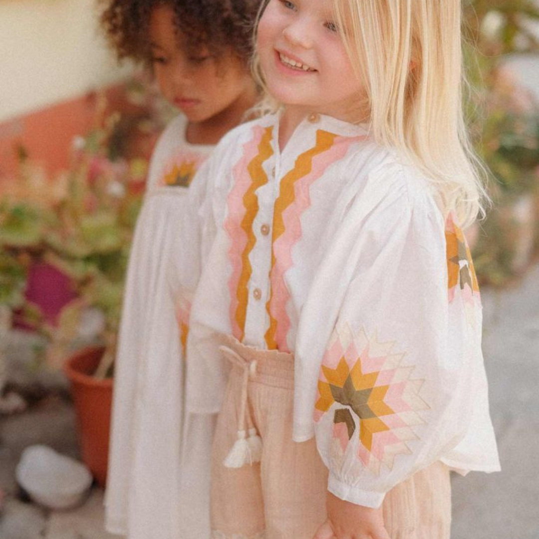 Palina Blouse in Cream