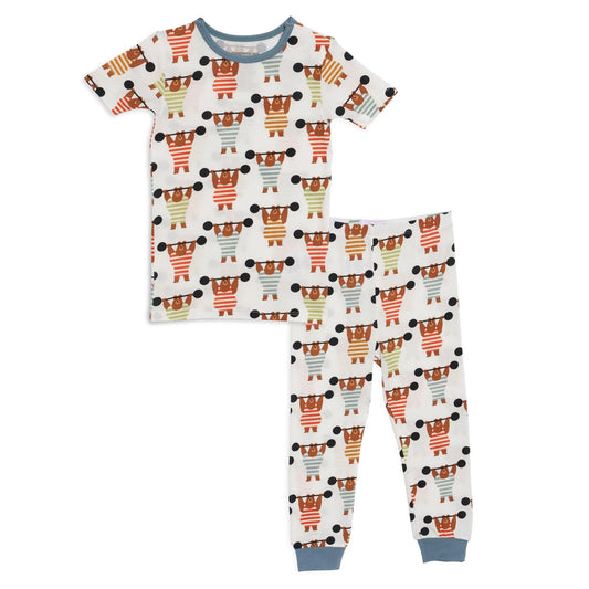 Hustle for the Muscle Magnetic Pajama Set